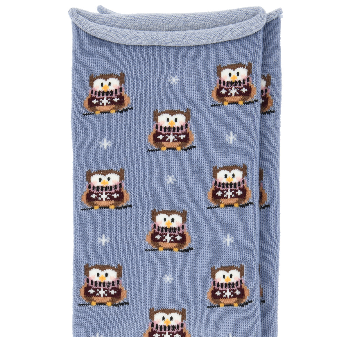 1 paar Sokken voor Dames met uilenmotief
