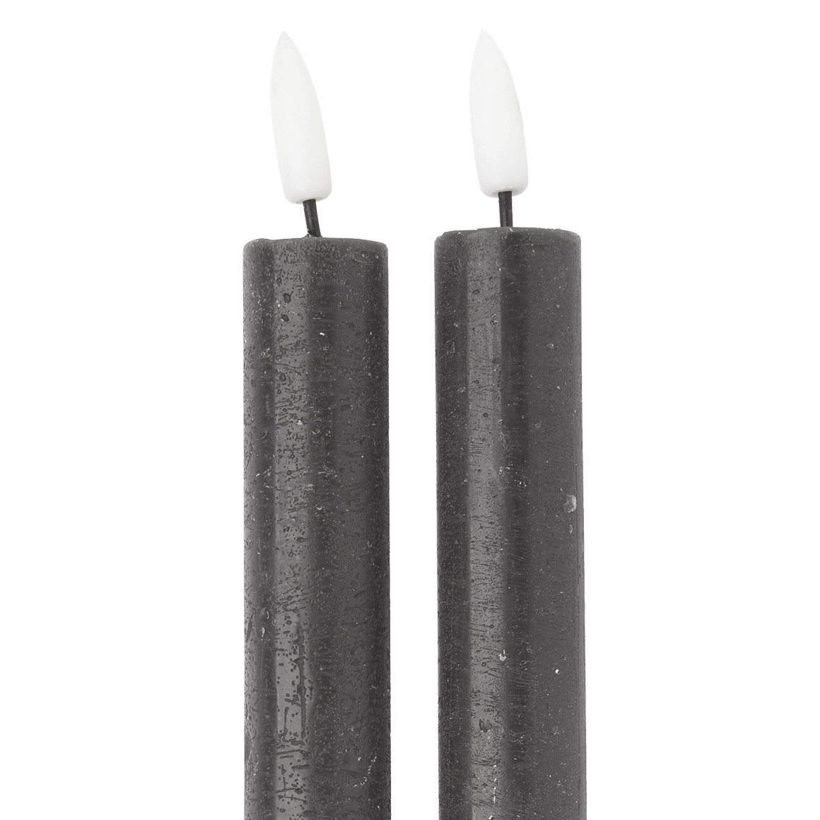 2 LED Stabkerzen im Set