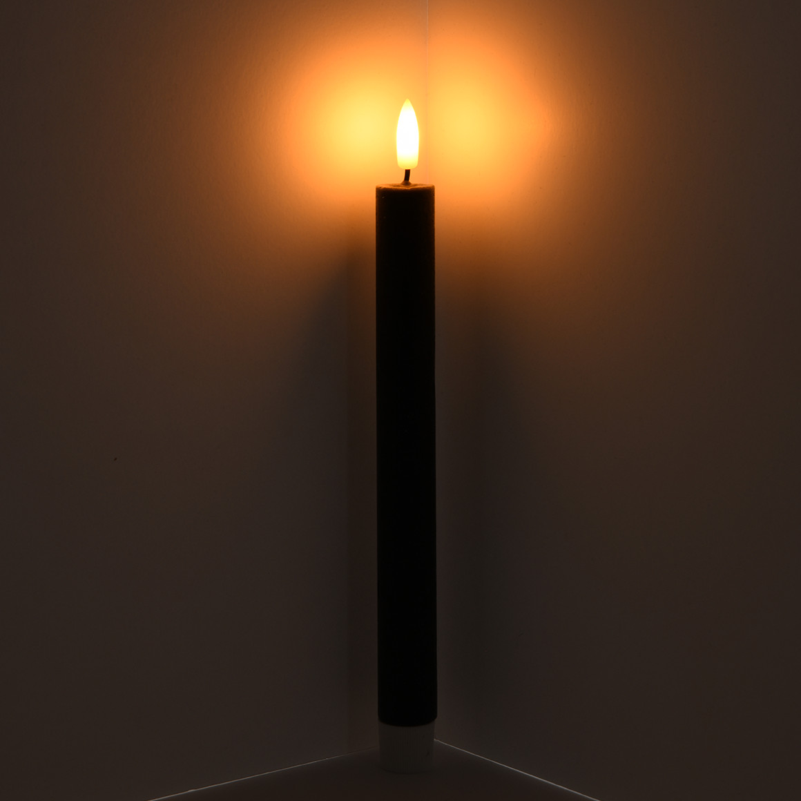 2 LED Stabkerzen im Set