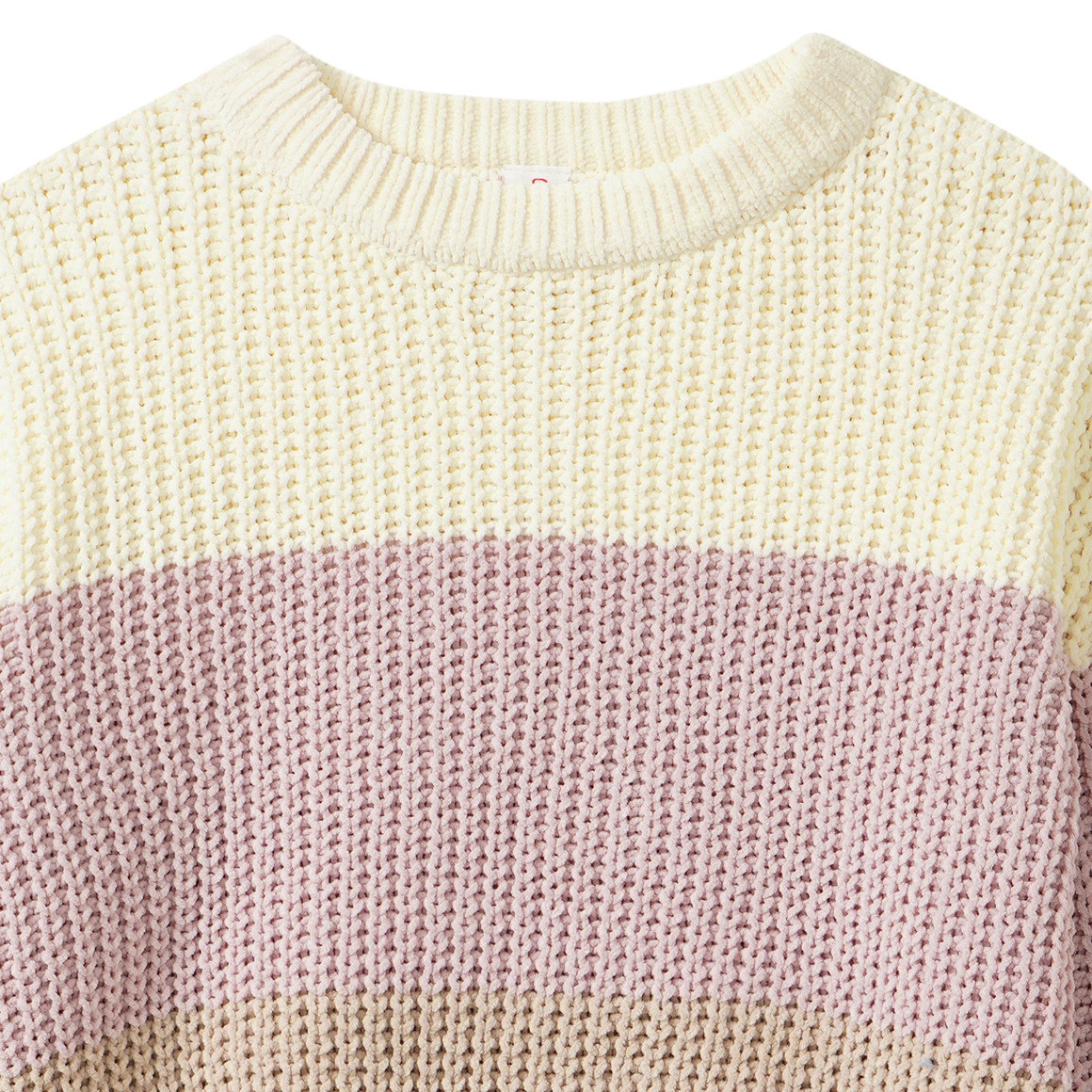 Mädchen Strickpullover mit Streifen