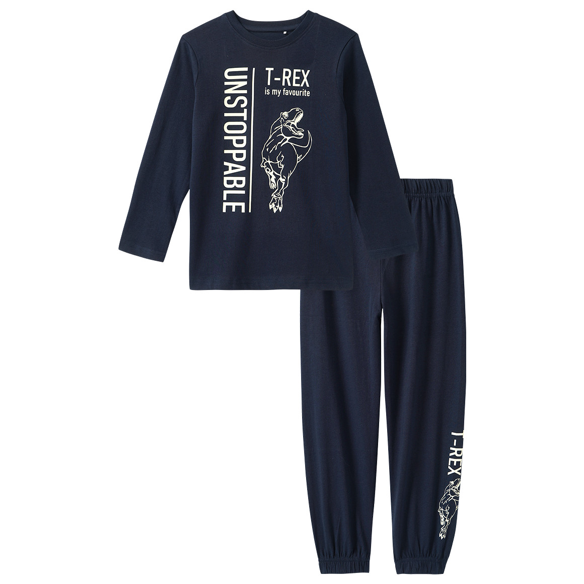 Jungen Schlafanzug mit leuchtendem Print