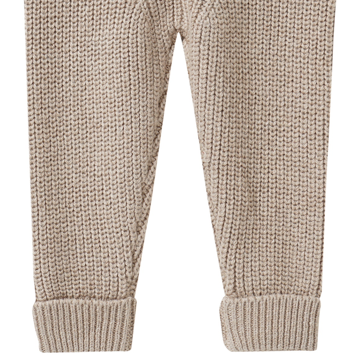 Gebreide baby legging van biologisch katoen