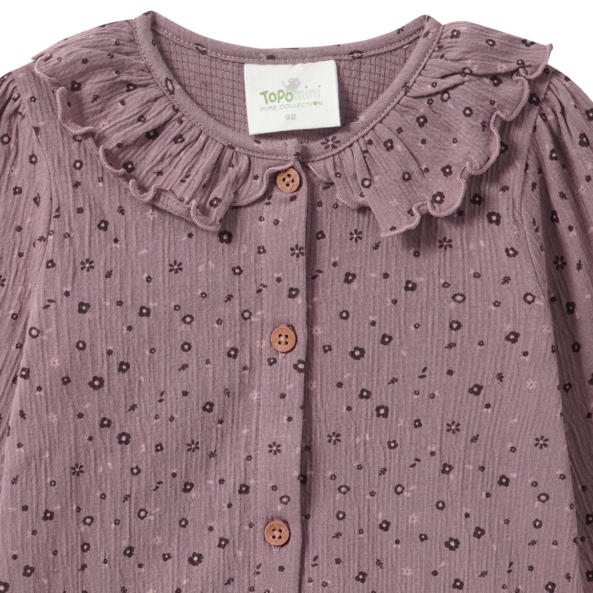 Blouse voor baby’s met bloemenprint