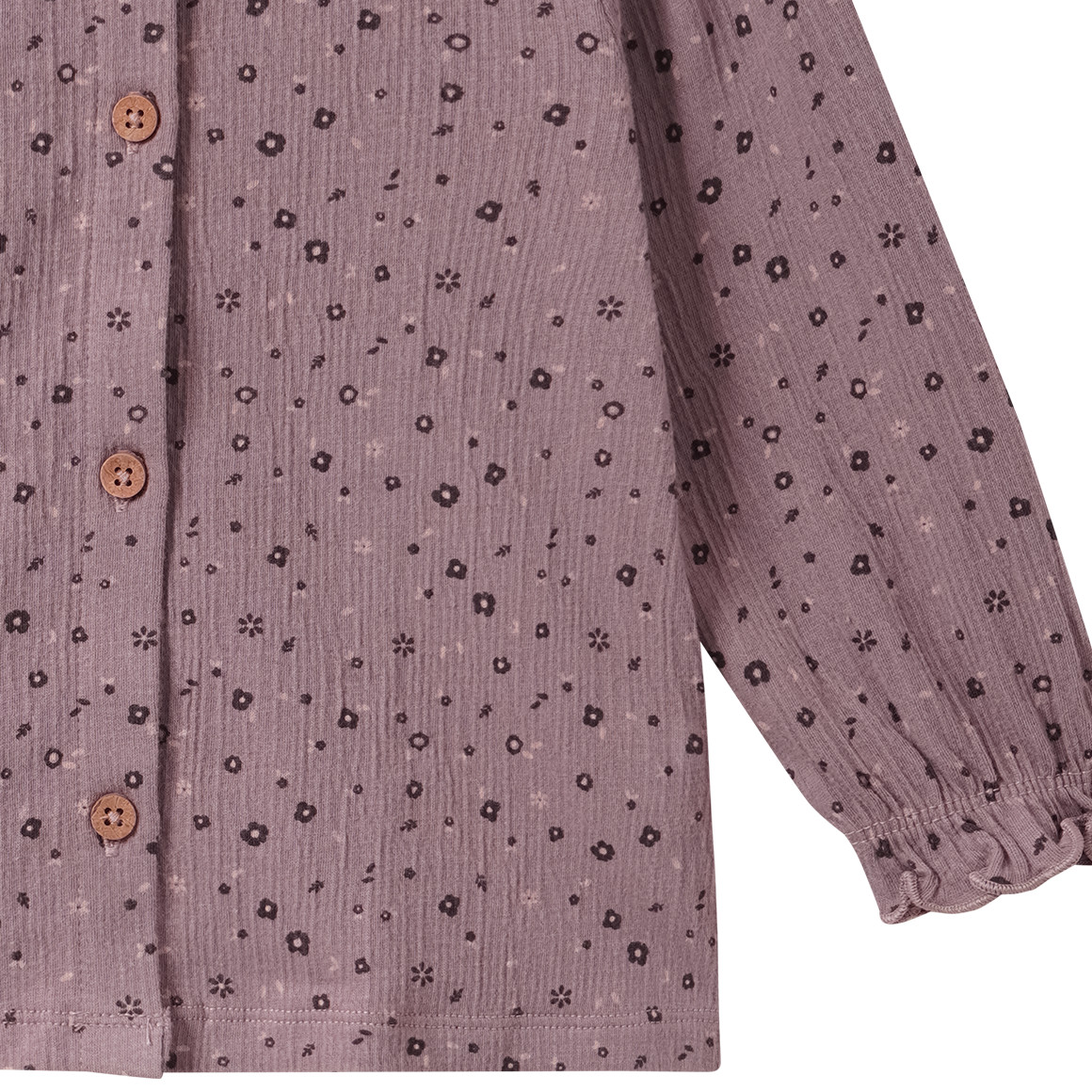 Blouse voor baby’s met bloemenprint