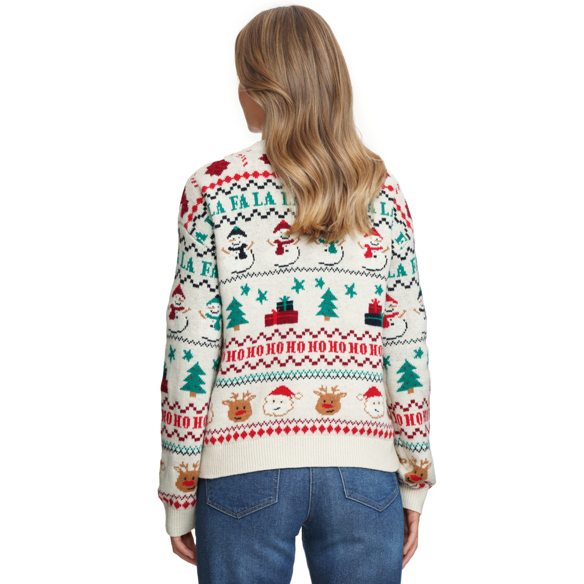 Dames' kerstvest in Noorse stijl