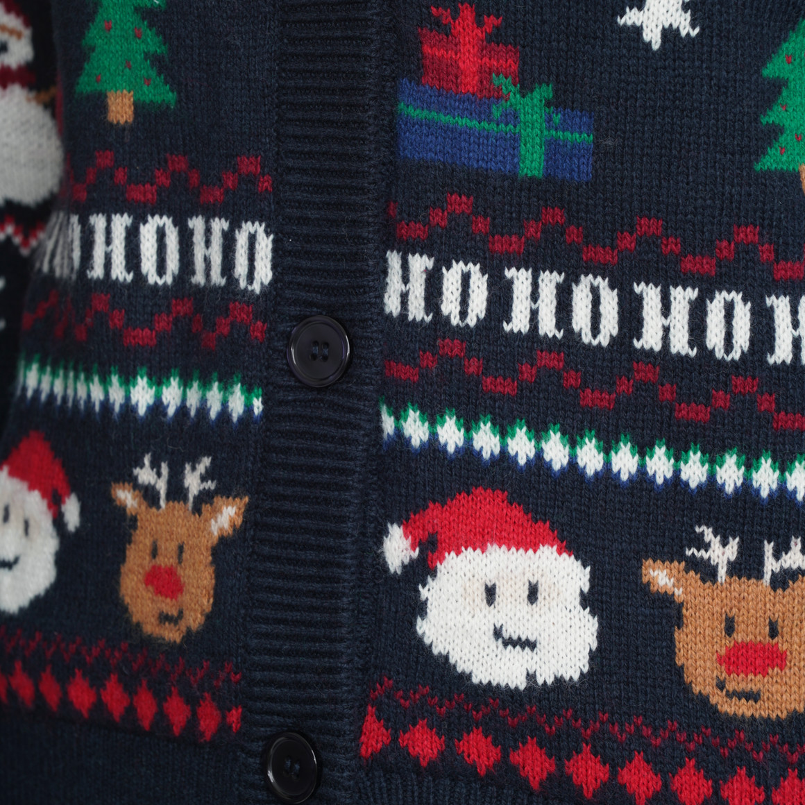 Dames kerstvest in Noorse stijl