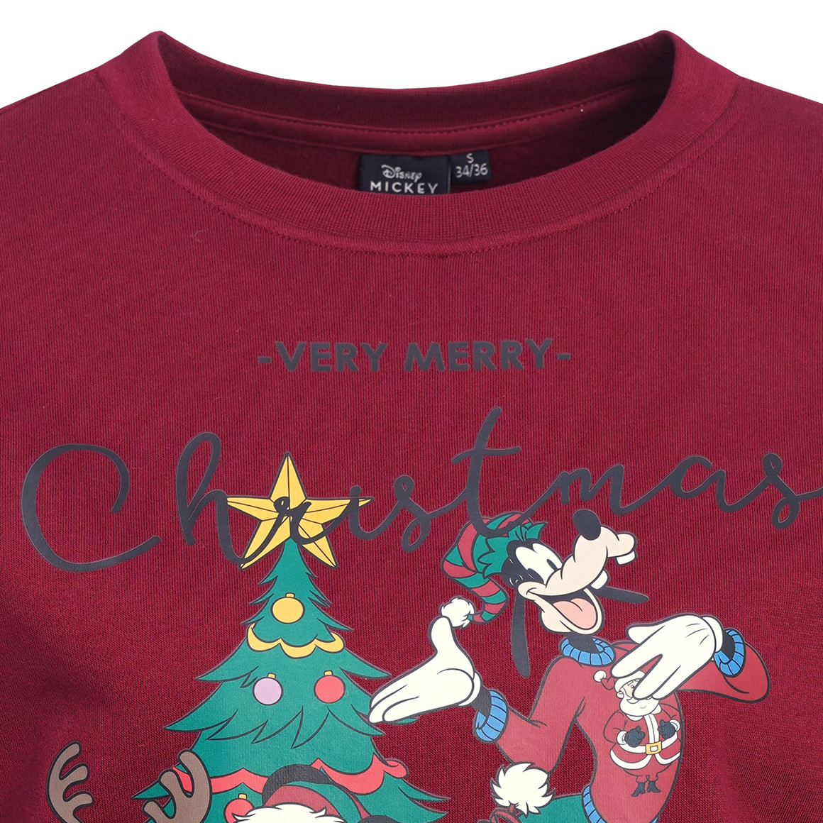 Mickey Mouse kerst sweatshirt met print