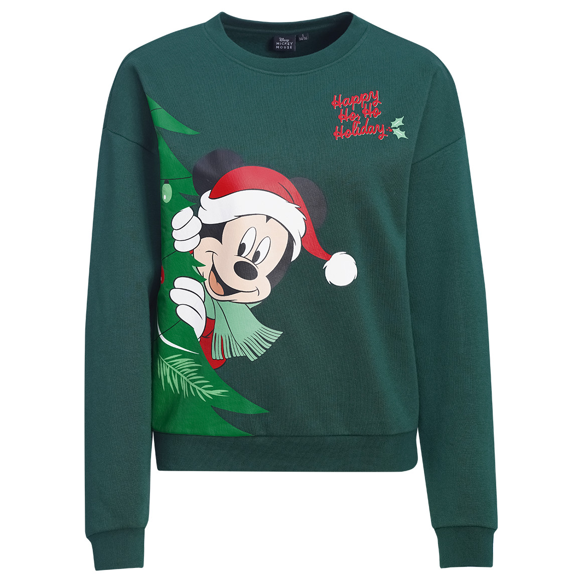 Micky Maus Weihnachtssweatshirt mit Print