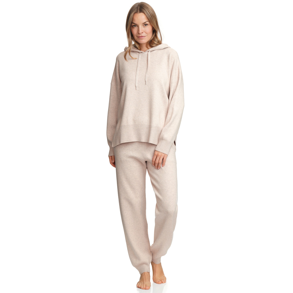 Damen Loungewear-Pullover mit Kapuze
