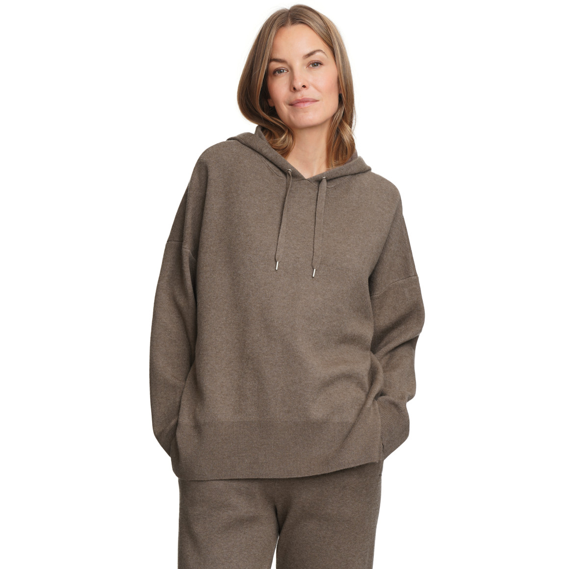 Damen Loungewear-Pullover mit Kapuze