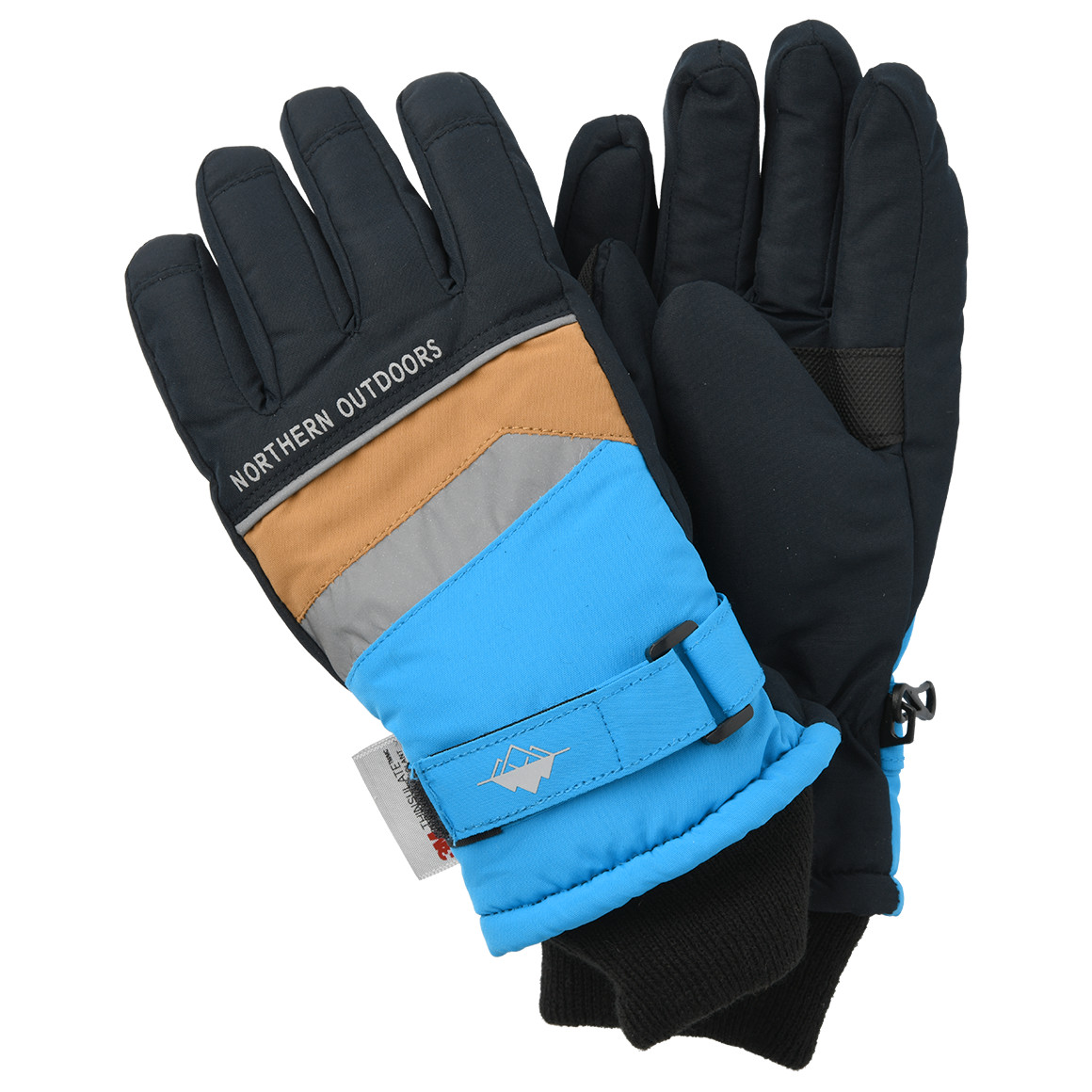 Jungen Handschuhe mit Farbteiler