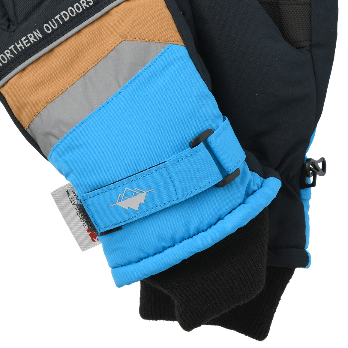 Jungen Handschuhe mit Farbteiler