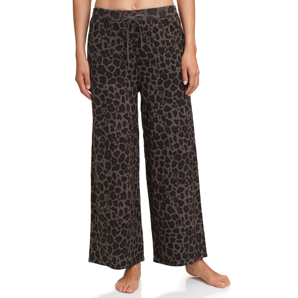 Damen Loungewear-Hose im Leo-Look