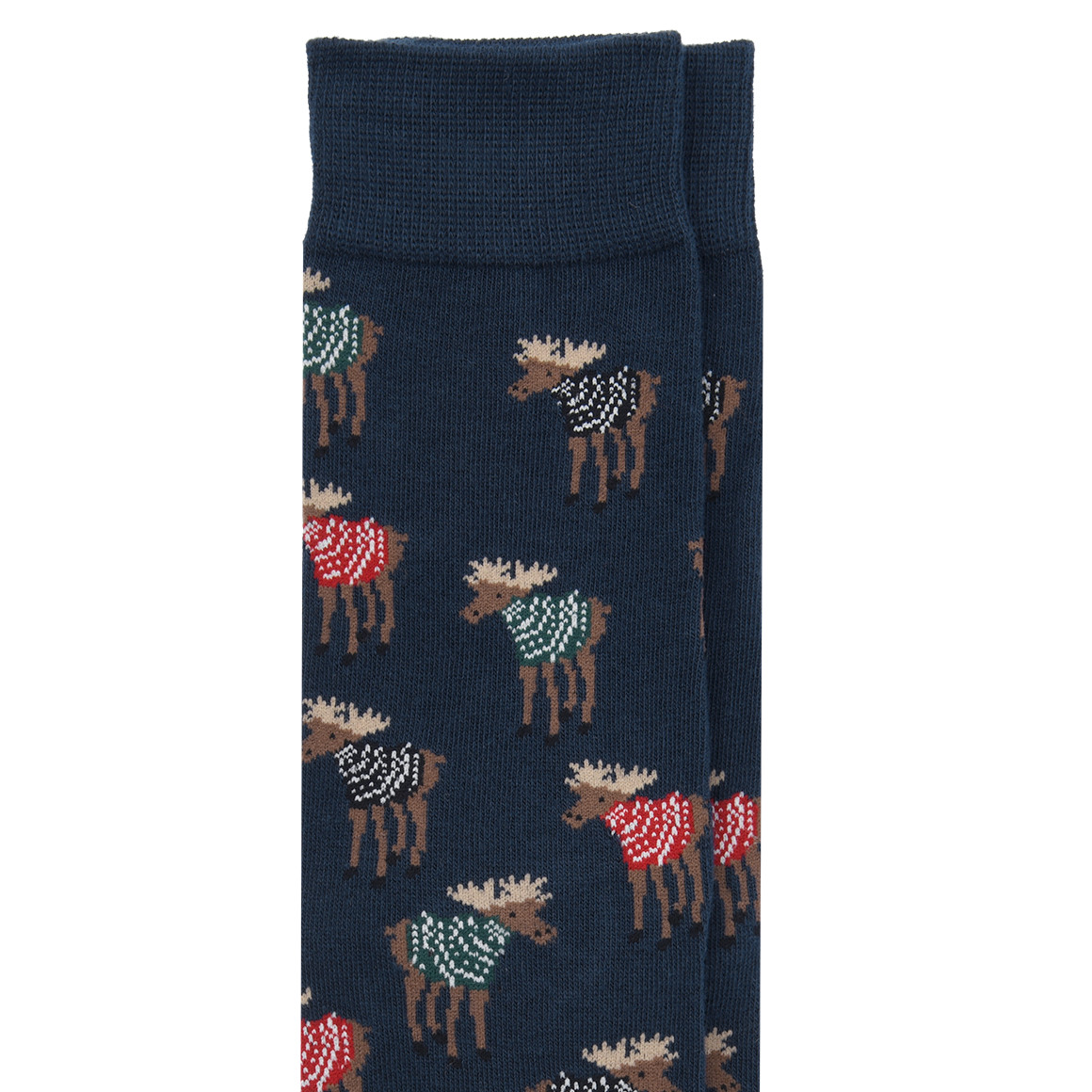 1 Paar Herren Socken mit Allover-Muster