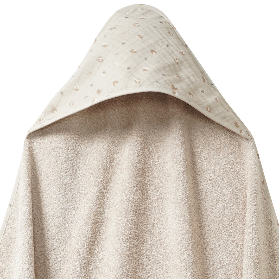 Kapuzentuch mit Musselin