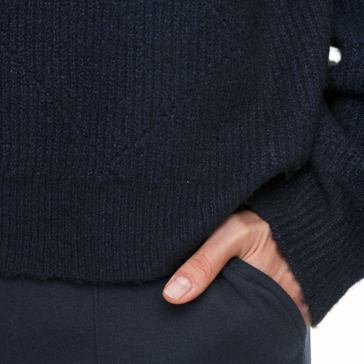 Gebreide trui met pailletten Dames