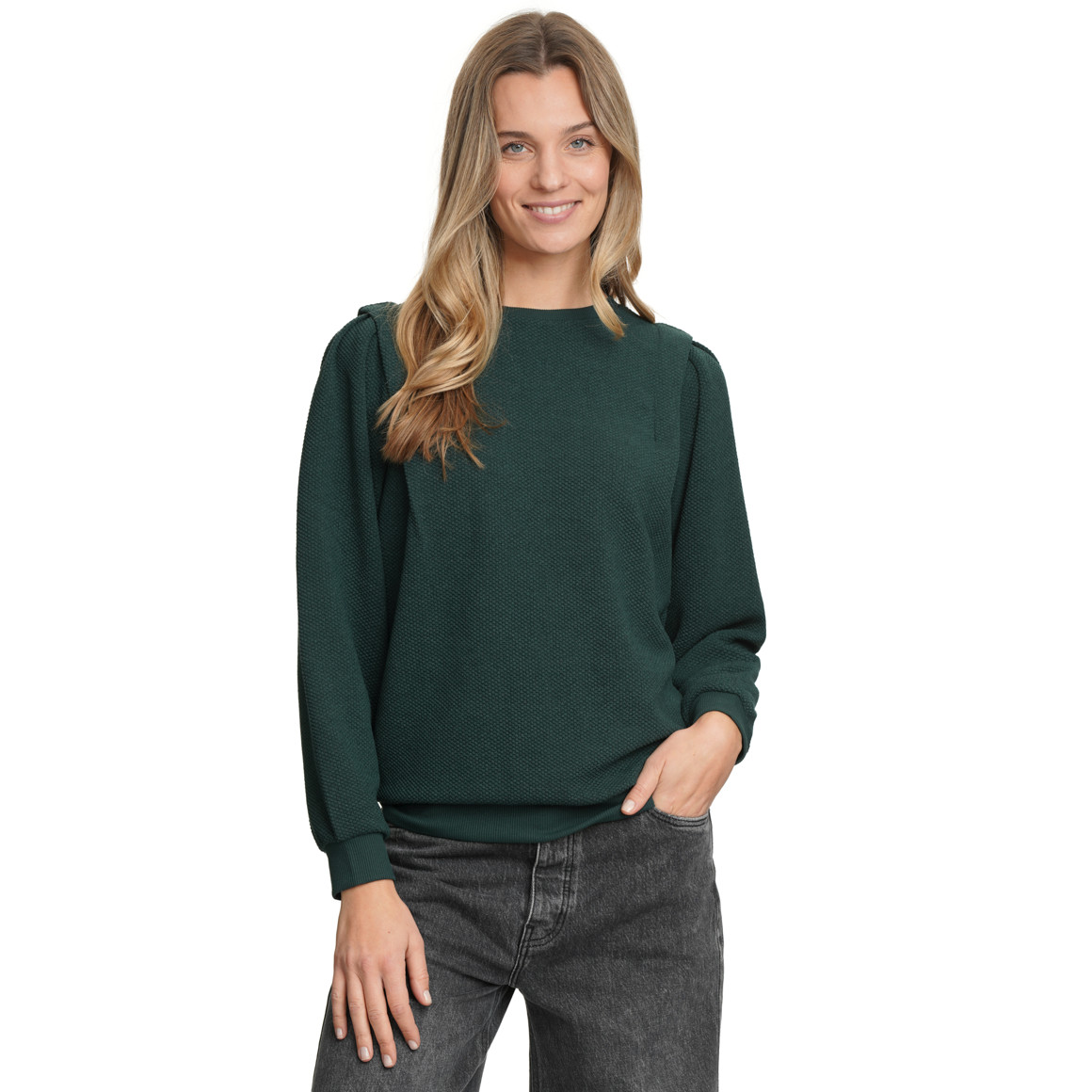 Sweater voor dames met effectgaren