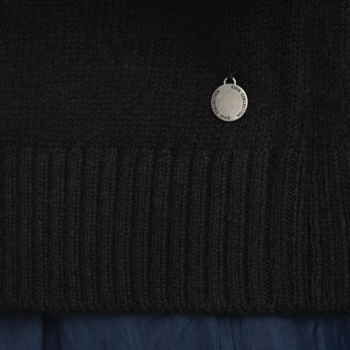 Damen Strickpullover mit Stehkragen