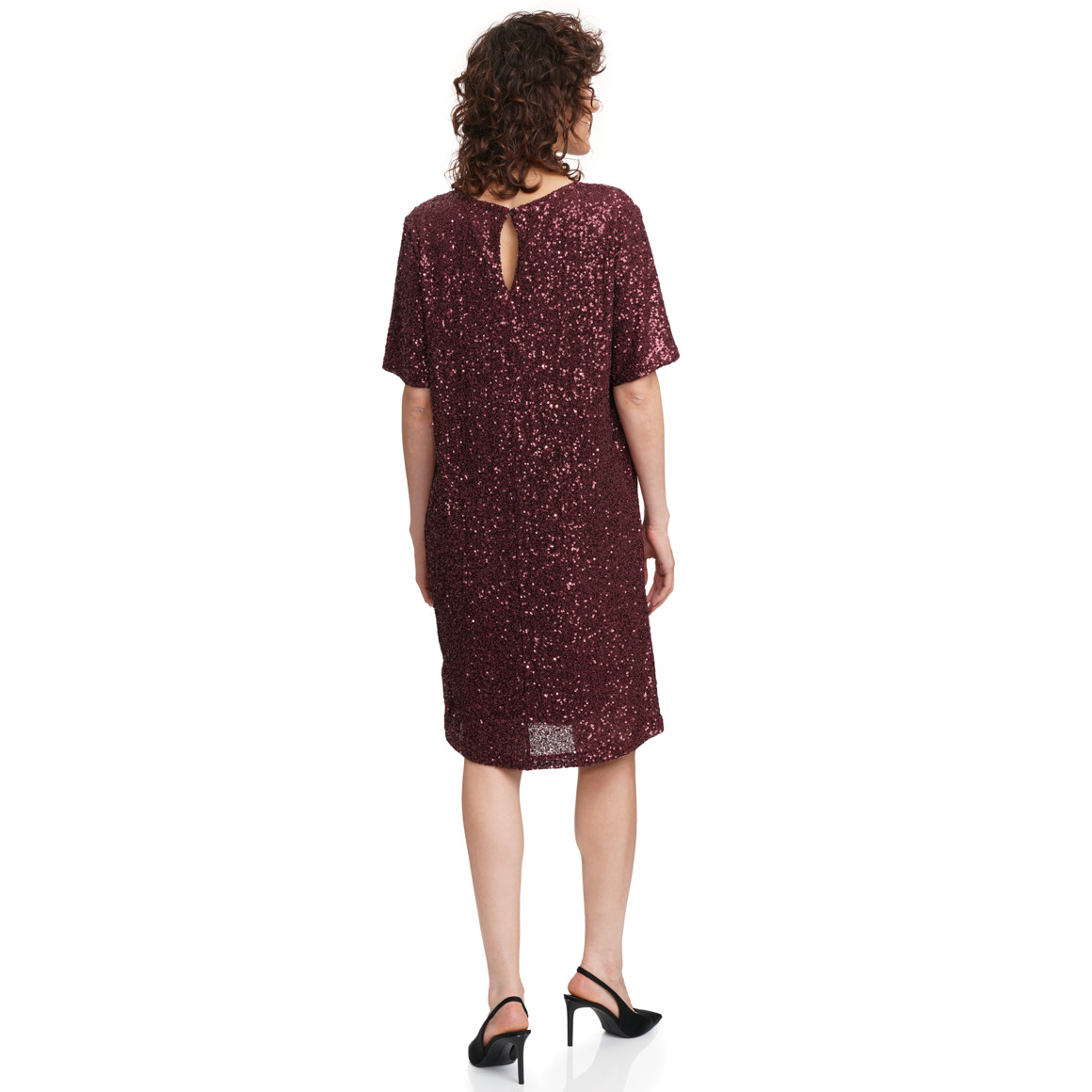 Damen Kleid mit glitzernden Pailletten