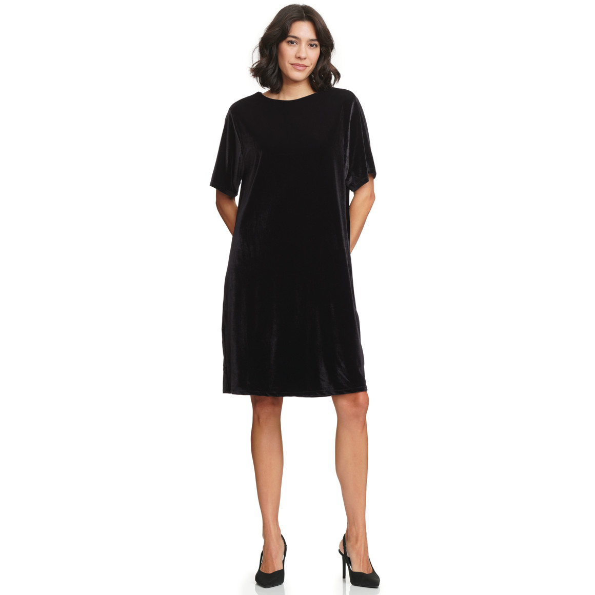 Fluwelen jurk voor dames