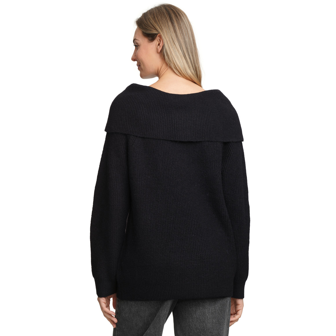 Damen Strickpullover in Rippstrick