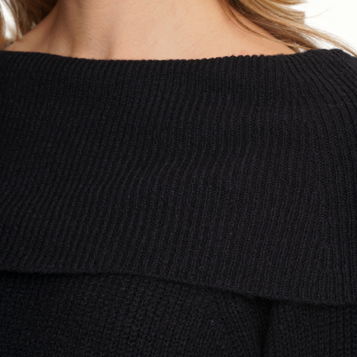Damen Strickpullover in Rippstrick