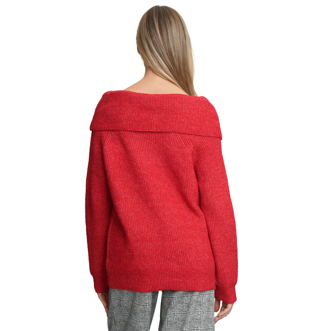 Damen Strickpullover in Rippstrick