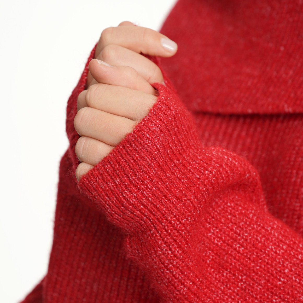 Damen Strickpullover in Rippstrick