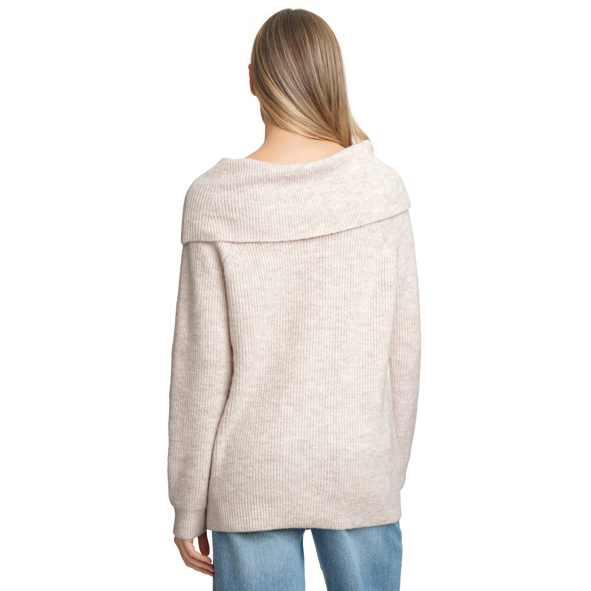 Damen Strickpullover in Rippstrick