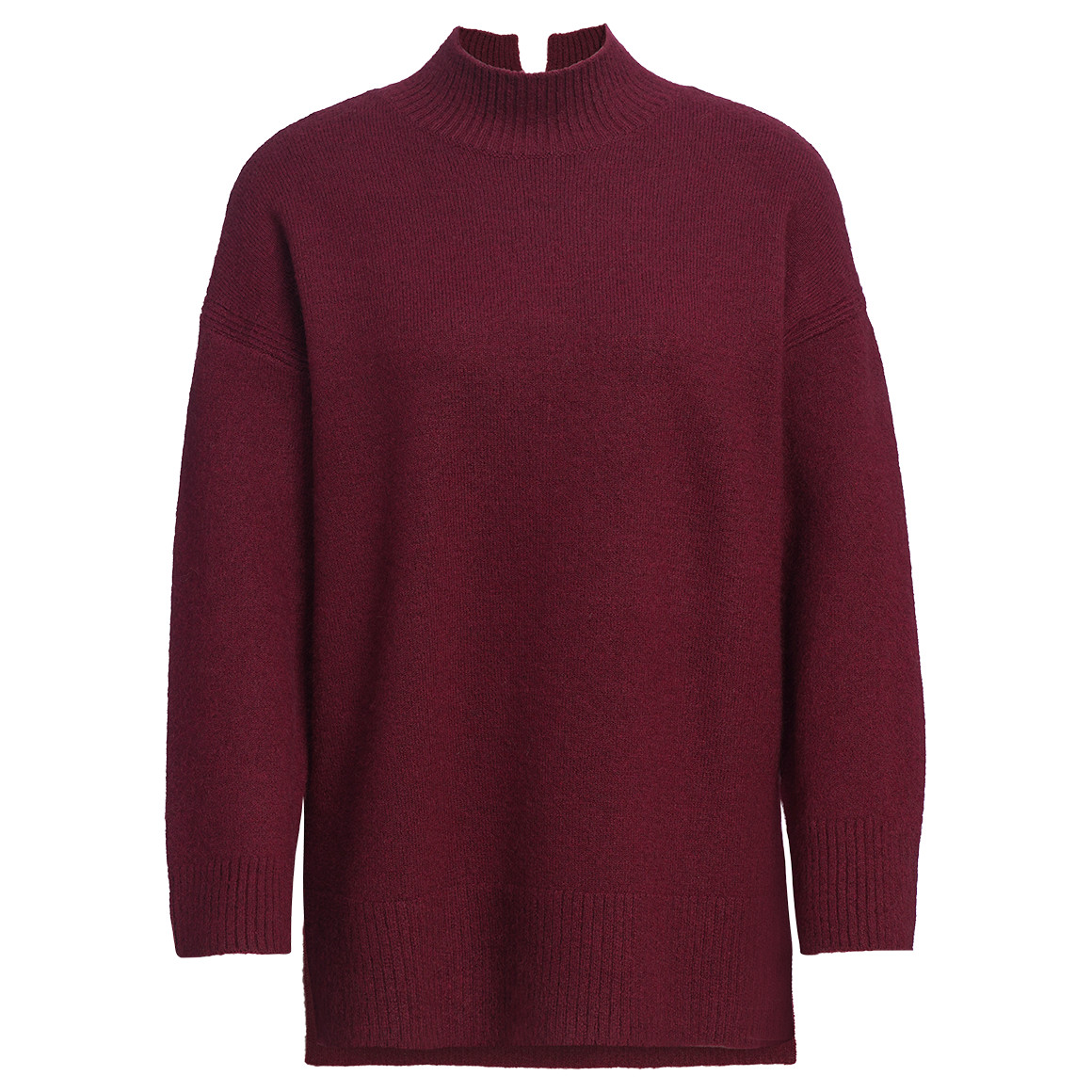 Damen Strickpullover mit Stehkragen