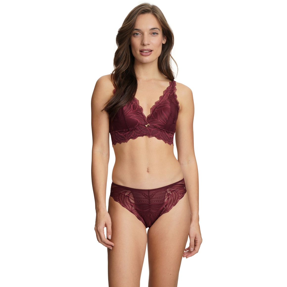 2 bralette-beha’s voor dames met kant