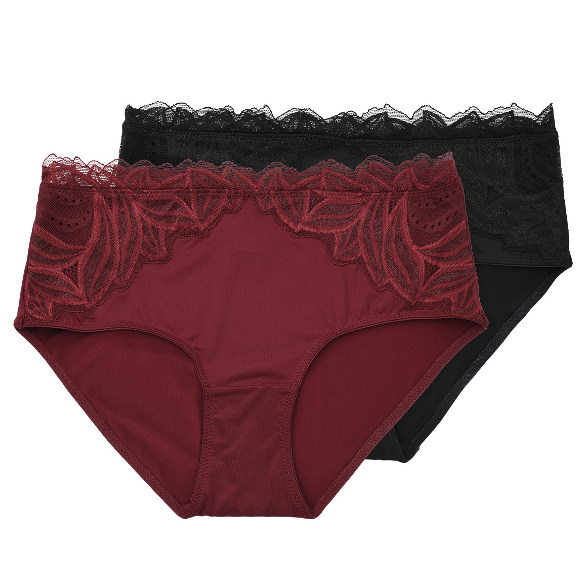 2 damesslips met kant