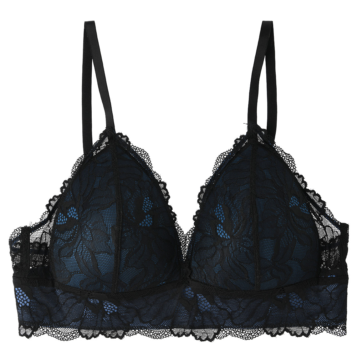 Damen Bralette-BH mit floraler Spitze
