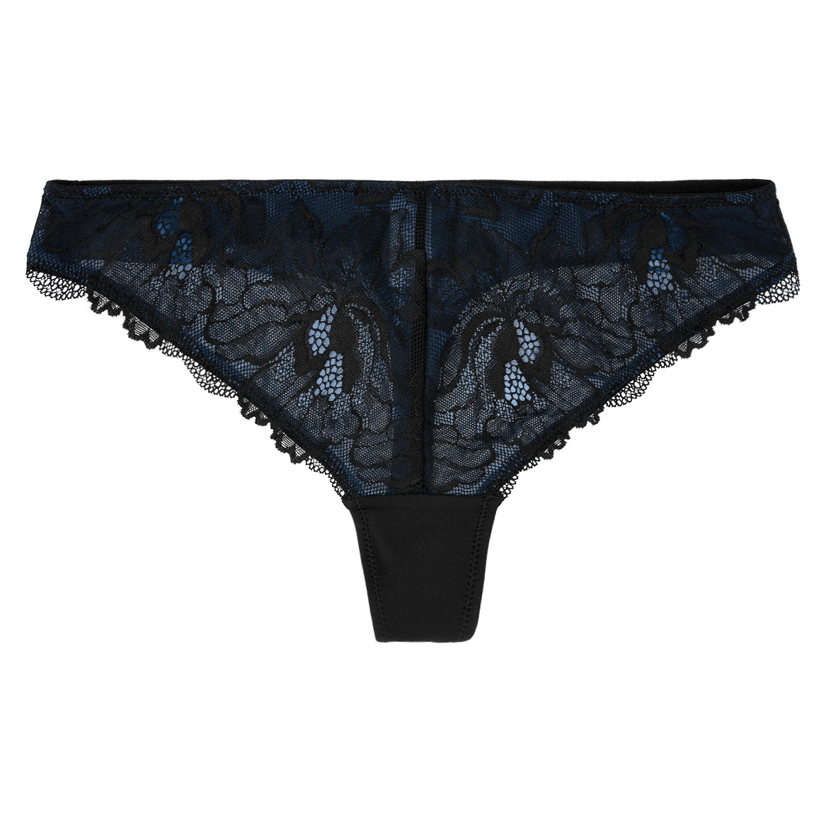 Damen String mit floraler Spitze
