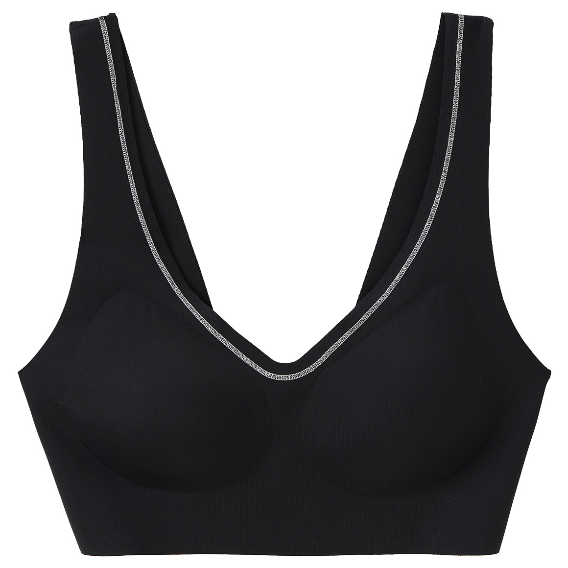 Damen Seamless-Bustier mit Effektgarn