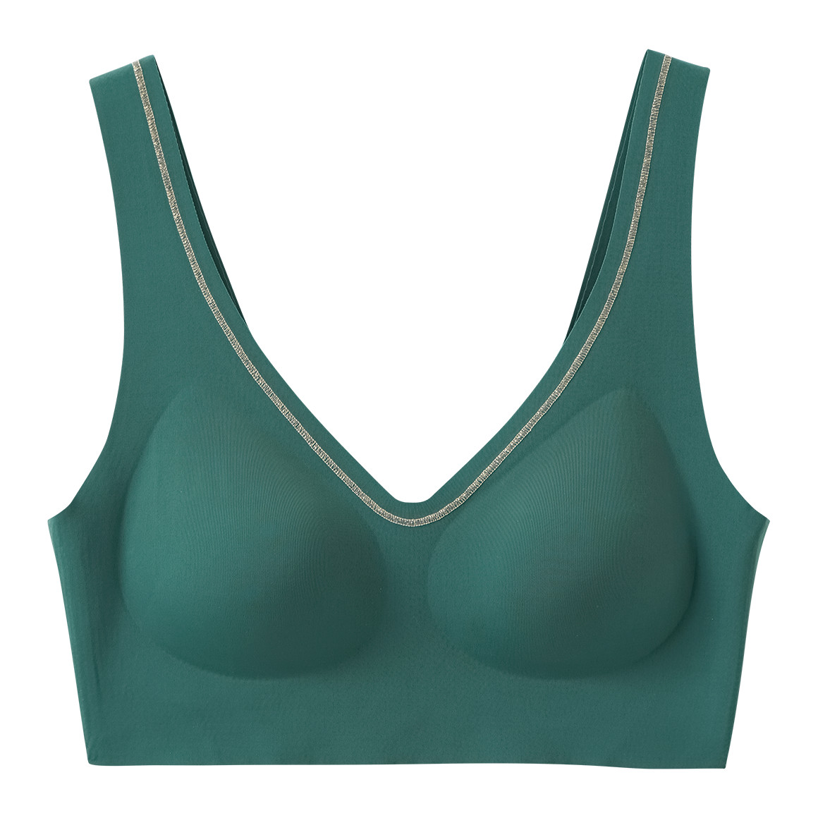 Damen Seamless-Bustier mit Effektgarn