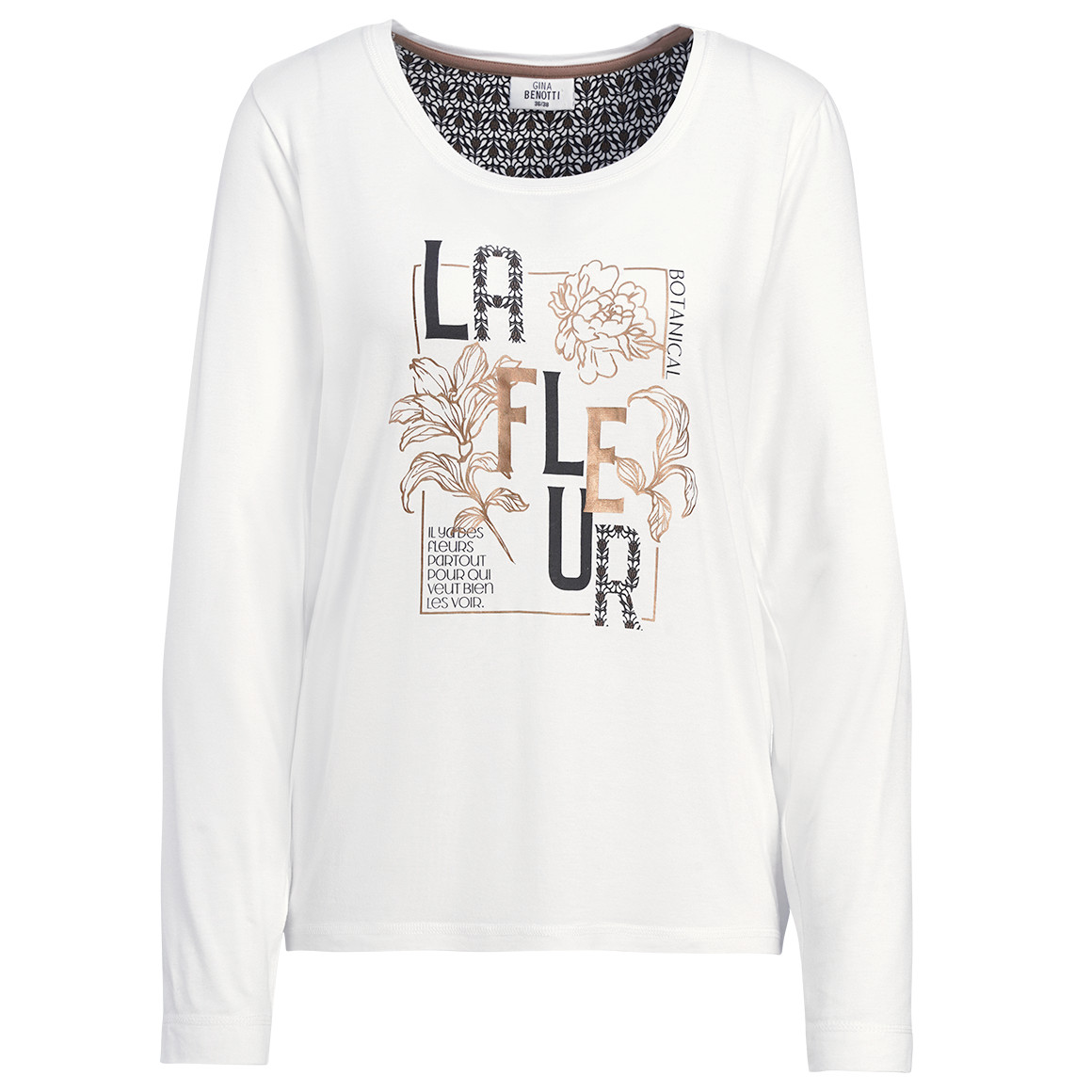 Dames slaapshirt met print