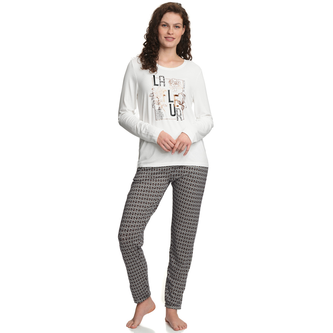 Dames slaapshirt met print