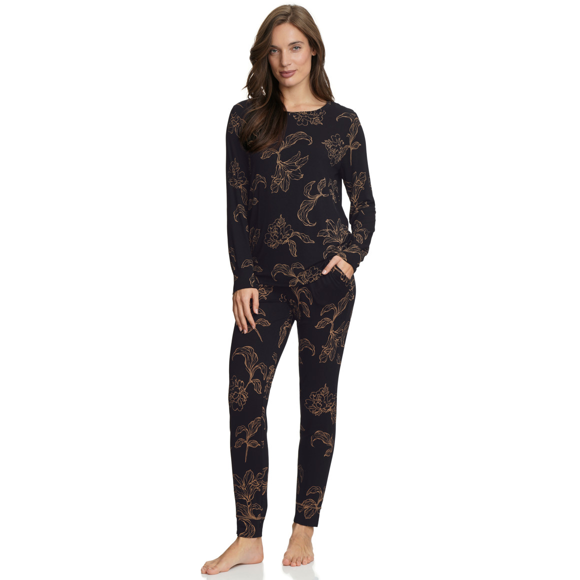 Pyjamabroek voor dames met all-over print