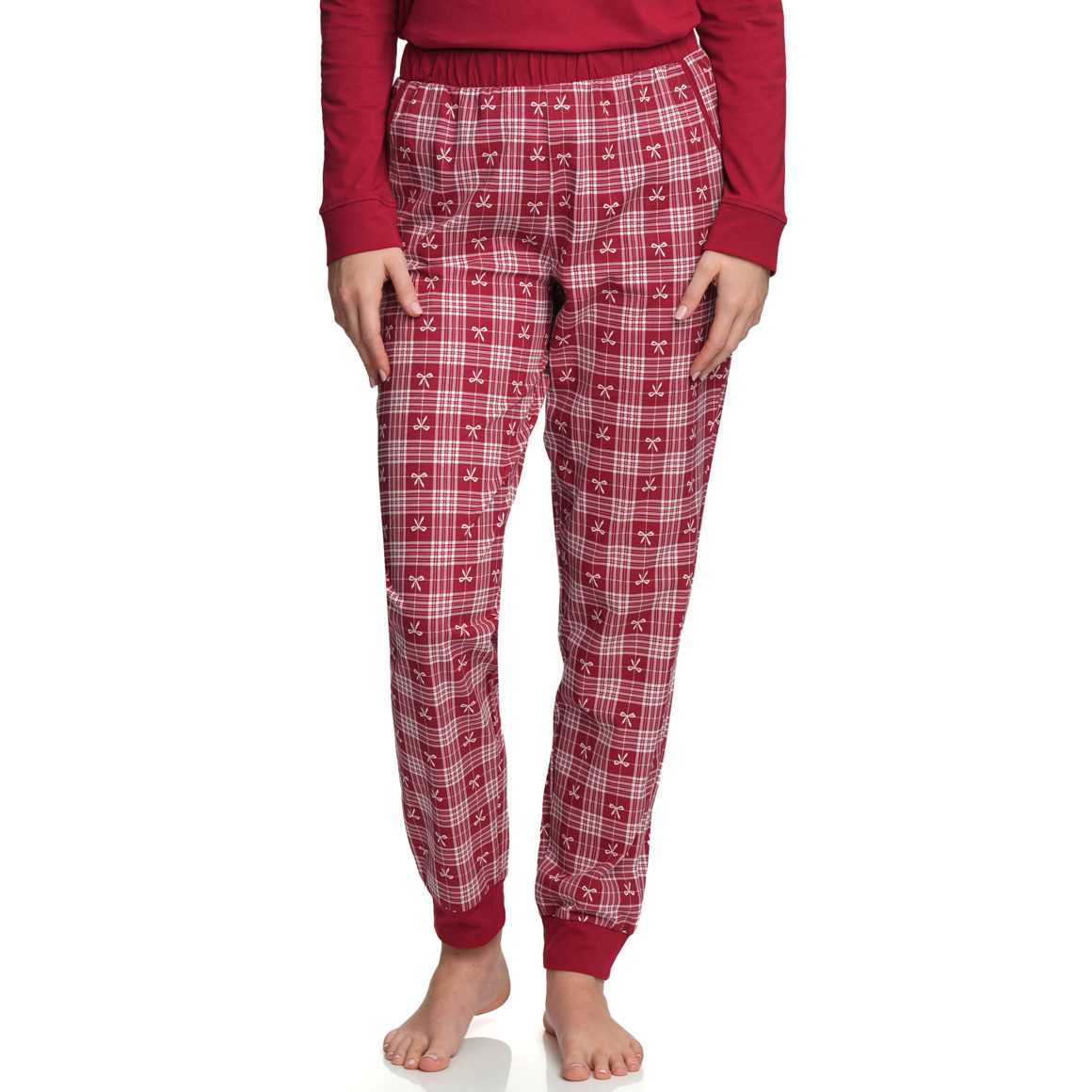Damespyjama in kerstsfeer