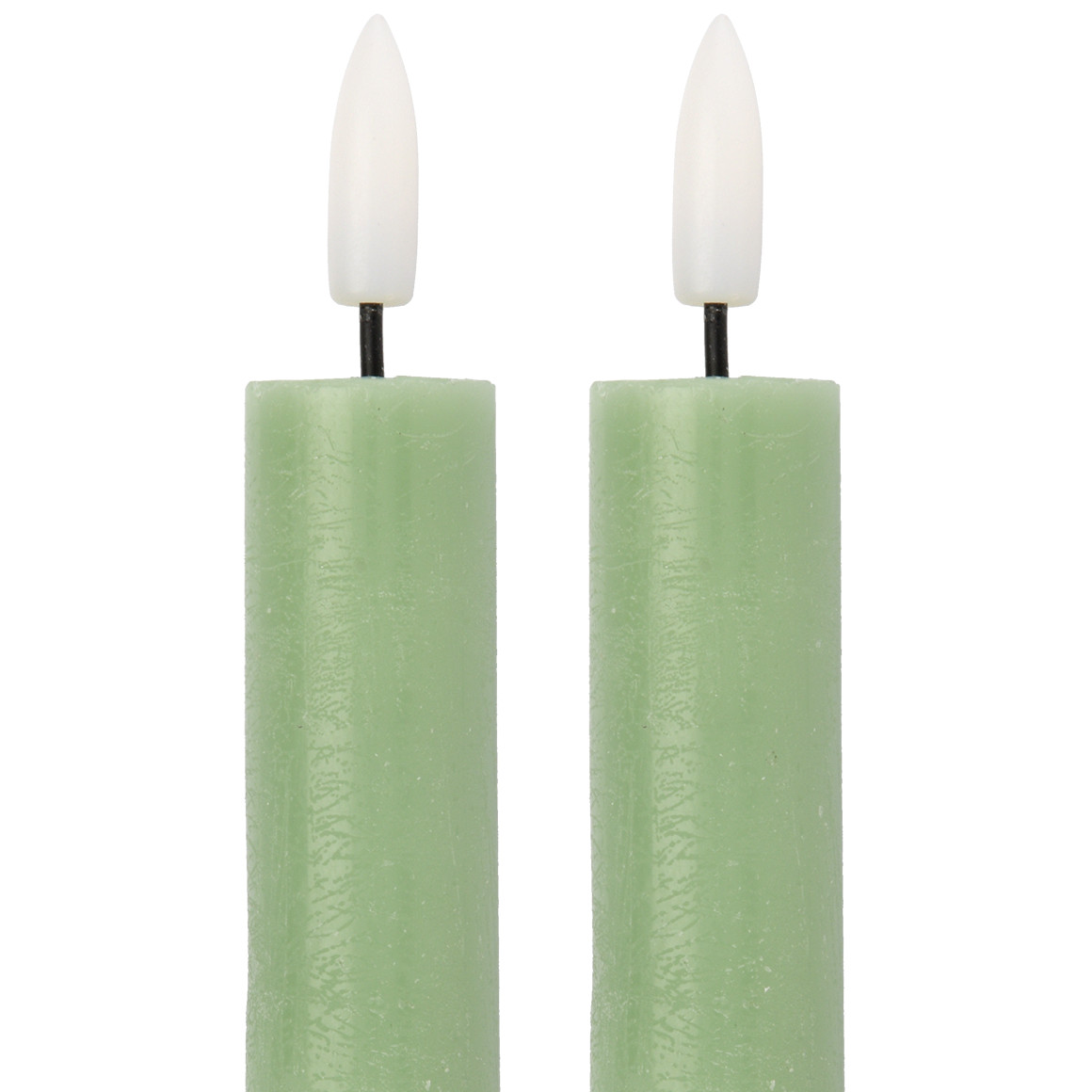 2 LED-dinerkaarsen in een Kledingsets