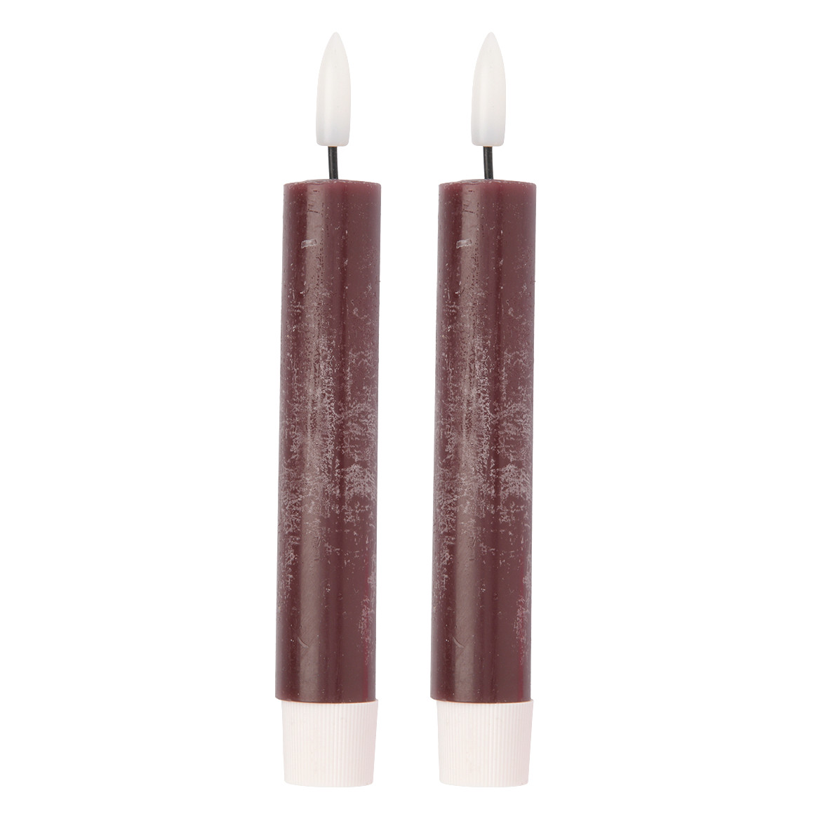 2 LED-dinerkaarsen in een Kledingsets