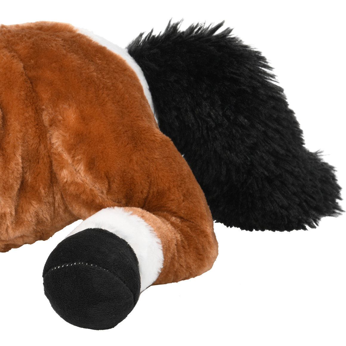 NOENNULL Plüsch-Pferdestock Mit Sound - 70 Cm Großes Steckenpferd Mit Galopp-Geräuschen Für Kinder