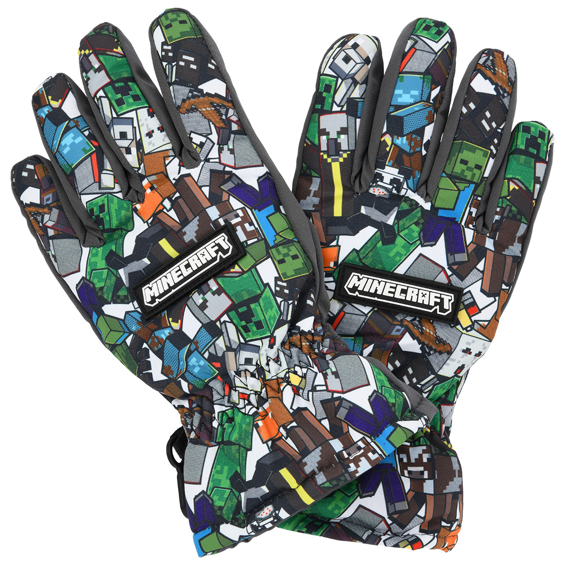 Minecraft Handschuhe mit Fleecefutter