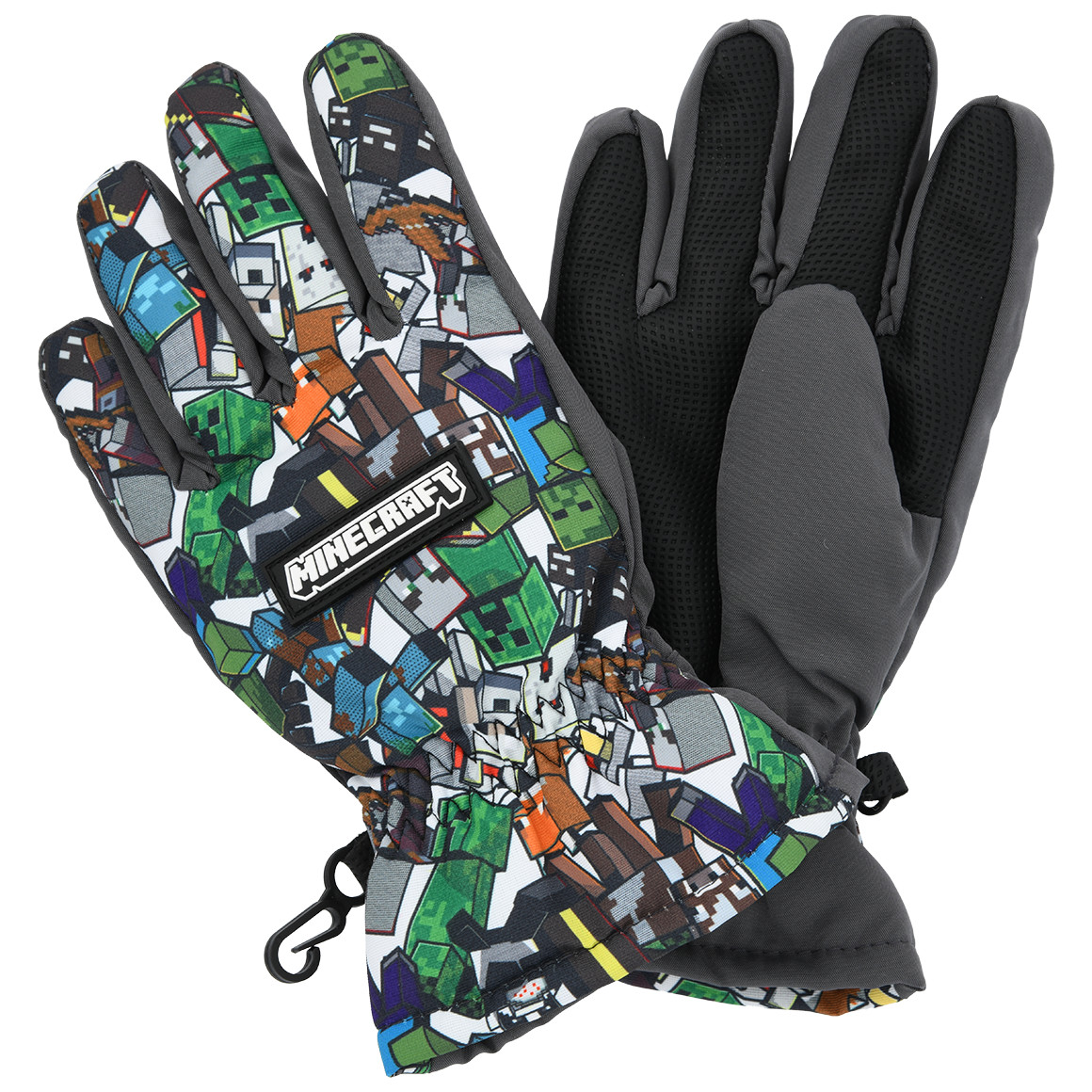 Minecraft Handschuhe mit Fleecefutter
