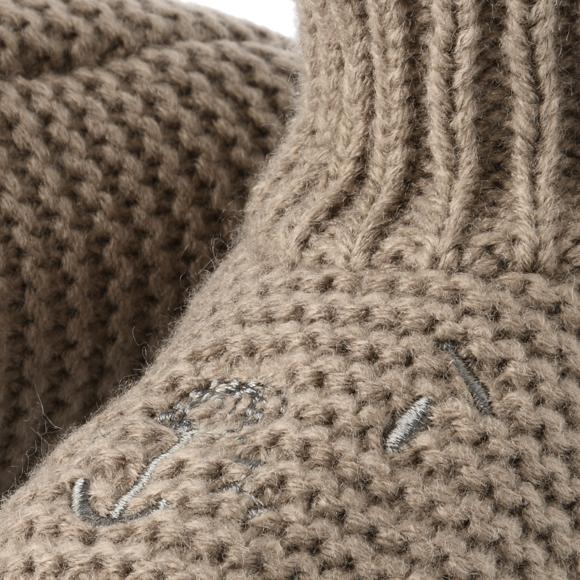 1 Paar Baby Hausschuhe mit Bären-Gesicht