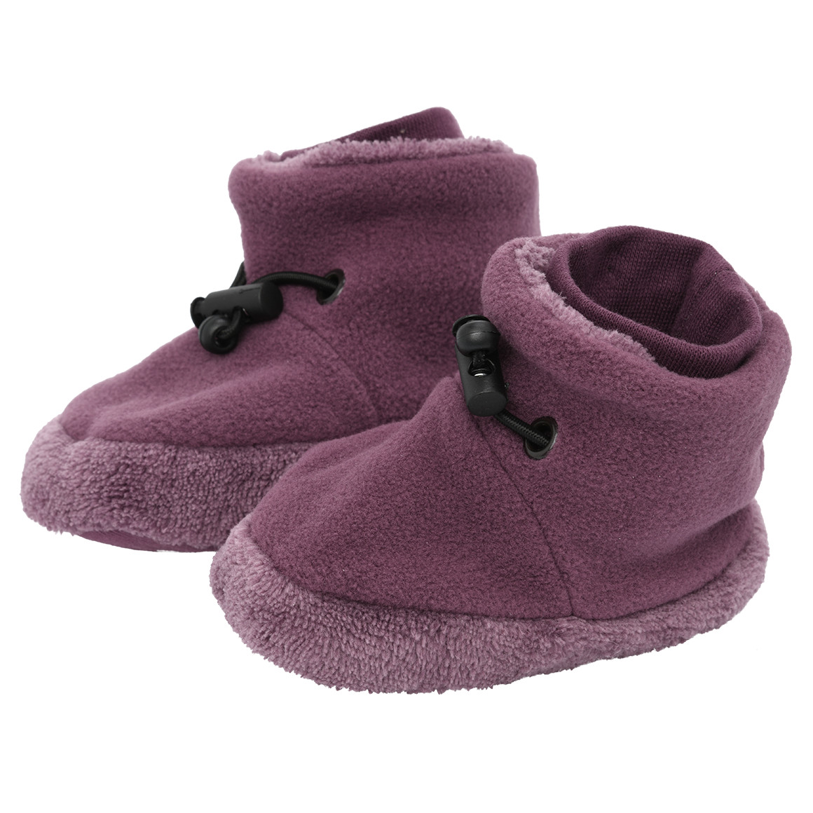 Baby fleece schoenen met anti-slip noppen