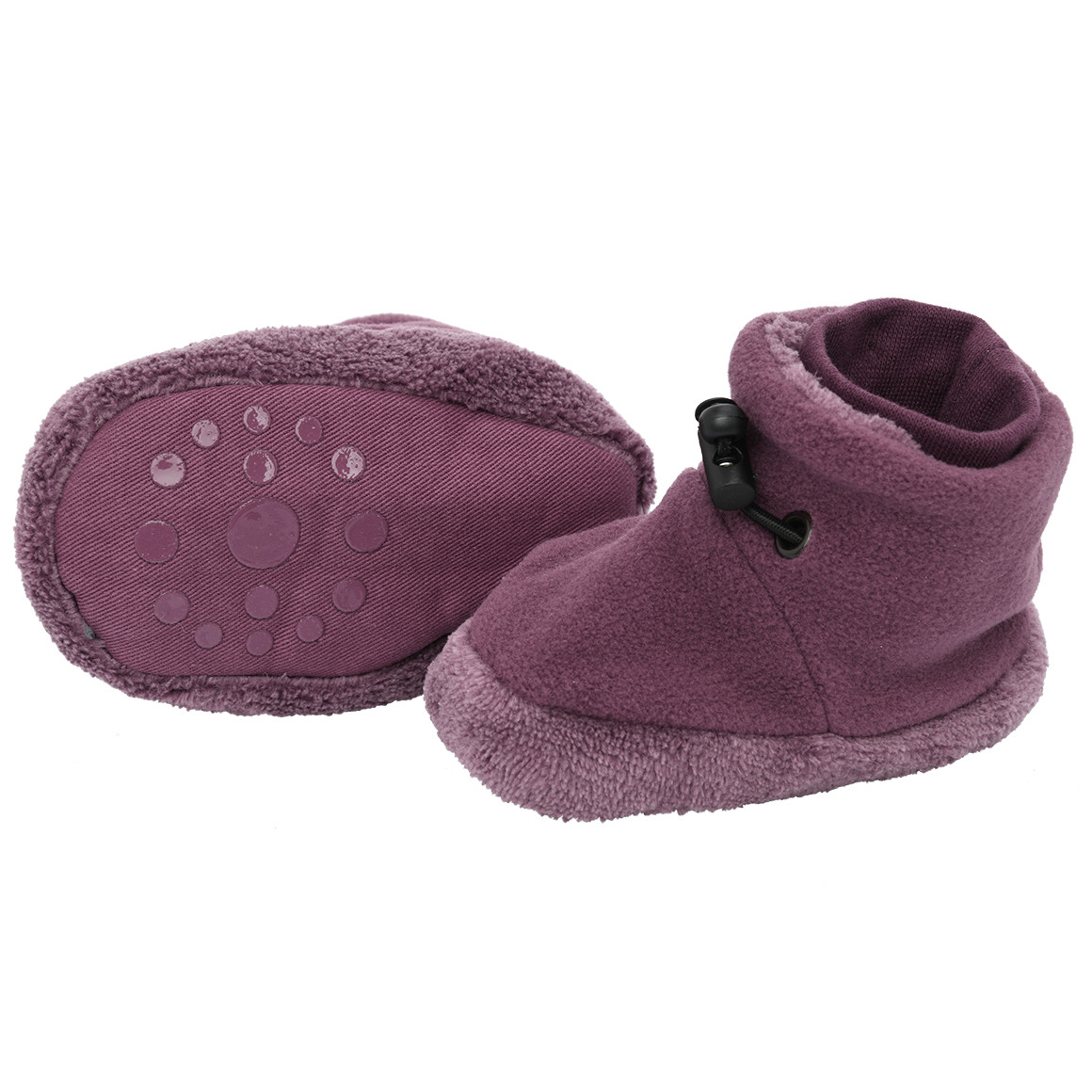 Baby fleece schoenen met anti-slip noppen