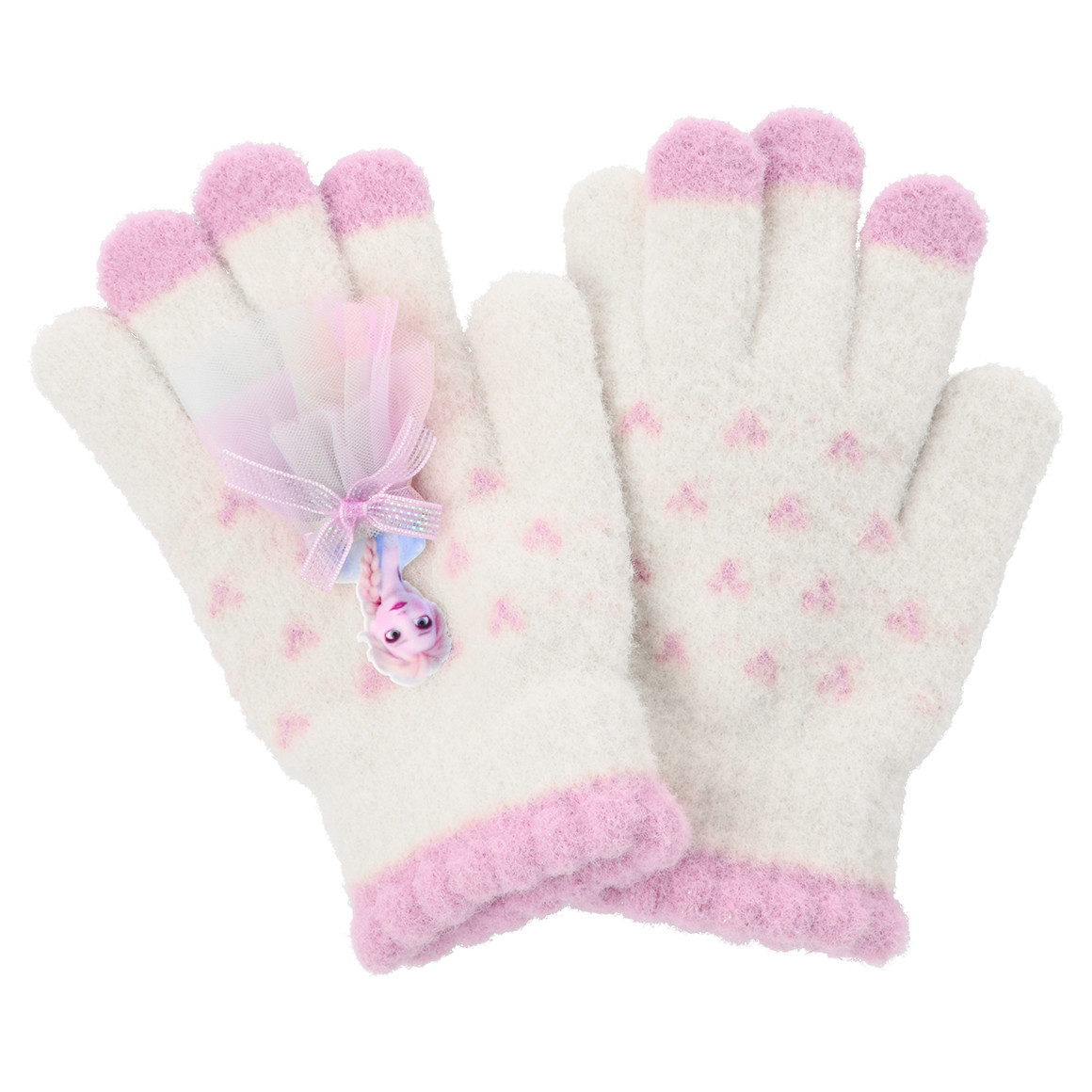 De handschoenen van Frozen met applicatie