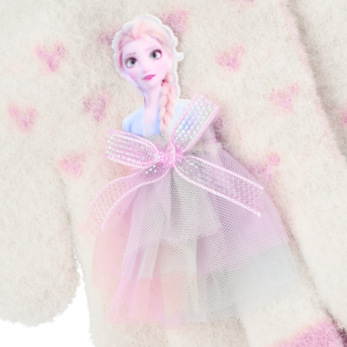 De handschoenen van Frozen met applicatie